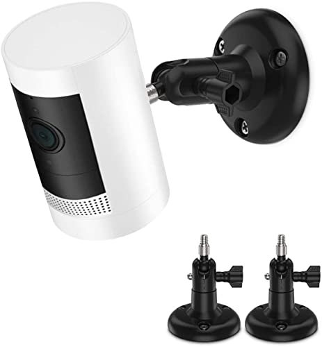 TIUIHU Adjustment Wandhalterung Kompatibel mit Stick Up Kamera Arlo Pro 4 Arlo Pro 3 Arlo Pro 2 Arlo Ultra 2 Arlo Ultra 1/4 Schraube Kamera-Wandhalterungen (Schwarz)