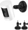TIUIHU 360 Degree Adjustable Mount for Ring Stick Up Cam Battery/Indoor Camera，Rugged Outdoor Bracket Mounting Kit for Ring Stick Up Cam Battery/HD Pluggable Surveillance Camera (Black)