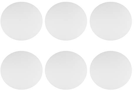 6st Wandpaneele Runde Ölgemäldetafel Kreisförmige Malleinwand Leinwandplatte Selber Machen Künstlerbedarf Auf Runde Leere Runde Leinwände Sprühfarbe Weiß Runden