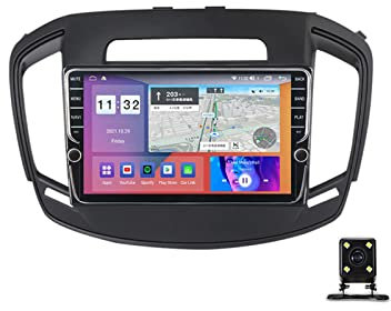Doppel Din Autoradio, 9 Zoll Touchscreen Radio Mit Carplay Und Android Auto, Für Opel Insignia 2013-2017 Mit Rückfahrkamera, Lenkradsteuerung, FM/RDS Radio,K600s 6g+128g