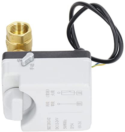 Elektrischer Kugelhahn, Zweiwegeventil Motorisierter Stromlos Geschlossener Kugelhahn Elektrisches Ventil Absperr Umschalt Kugelventil Messing Absperrhahn Für Den Industriellen Einsatz