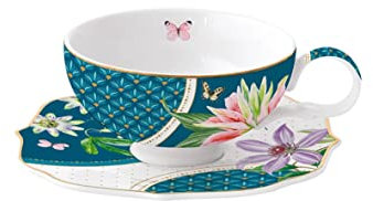Easy Life COFFRET TASSE A THE 25CL EN PORCELAINE