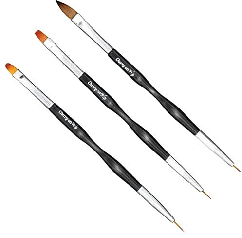 Nail Art Brushes Liner Brushes and Nail Varnish Brush Nail Brush for Nail Art Gel Nail Brush and Polygels