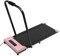 SHZICMY Tapis de Course Pliable 2 en 1-3,0 CV - avec télécommande et Affichage LED - 1 à 6 km/h - pour la Maison, Le Bureau, Le Fitness - Rose