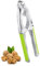 TOPZFL Nussknacker Walnüsse, Edelstahl Nußknacker,Dicker Nussknacker Nussöffner Nussknacker Walnuss Cracker, für Pecan Walnut Mandeln Haselnüsse Pistazien (Grün)