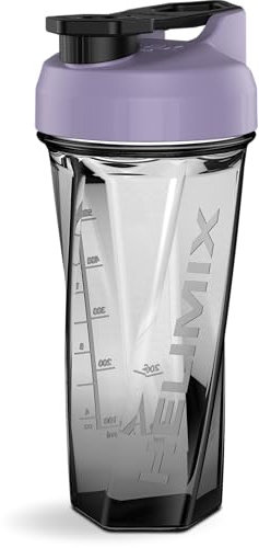 HELIMIX 2.0 828ml Shaker Proteine Senza Sfera - Borraccia Protein Vortex Blender | Miscelatore Palestra Senza Grumi, Tritan, BPA-Free, Lavabile in Lavastoviglie, Portatile, Antigoccia, Lilac