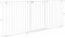 PawHut Barrera para Perros de Acero 206x90 cm Valla para Mascotas Plegable de 3 Paneles con Doble Cerradura y Función de Bloqueo Auxiliar para Puerta Pasillo Escalera Blanco