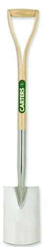 PDL – Pegdev - Stainless Steel Perennial Border Spade with Split Ash Wood YD Handle - Ideal for Garden Borders and Beds