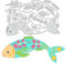 BENECREAT Fisch-Stanzformen, Prägeschablonen Mit Fisch Und Blumenmotiv Stanzset Für Karten, Scrapbooking Und DIY-Bastelalben, Papierkarten-Dekor, 0.8 mm Dick