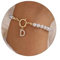 TINGN Armbänder mit Buchstaben Damen - Perlenarmband Damen 18K Gold Gefüllte Gold Buchstaben D Armband Initiale Charm Armband Schmuck Damen Hochzeitsgeschenk Brautjungfern Geschenke für Frauen Mädchen