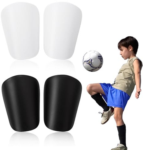 2 Paar Mini Schienbeinschoner Fußball Herren,Kleine Schienbeinschoner Kinder Fussball,Mini Shin Pads für Männer Frauen Jungen Mädchen,Gemütlich Schutzausrüstung (S)