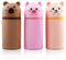 WEGREAT Astuccio in Silicone: 3 Pezzi Astuccio Morbido in Silicone, Porta Matite per Artisti e Designer, per Scuola e Ufficio (Marrone, Rosa, Beige)