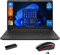 HP Notebook 250 G9, Display Laptop 15.6 Full HD, Intel Core i3 12Th, 8GB Ram DDR4, 256GB NVMe, Windows 11 Pro, Office 2021 Pro Plus, Mouse Wireless + Pendrive USB 32GB - Portatile Pronto all'Uso