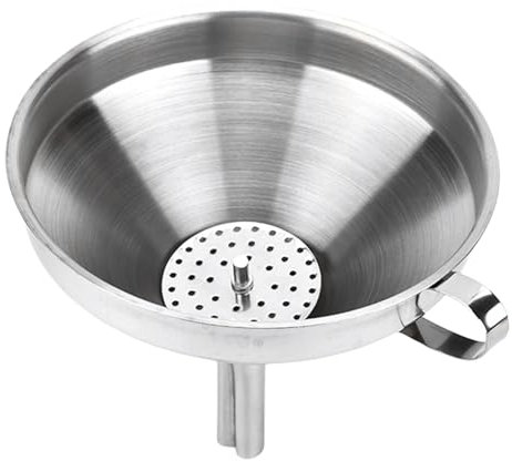 Imbuto In Acciaio Inox Con Filtro, Imbuti Da Cucina Con Setaccio, Imbuto Passa Olio, Imbuto Filtro Per Barattoli, Succhi, Liquidi, Bottiglie