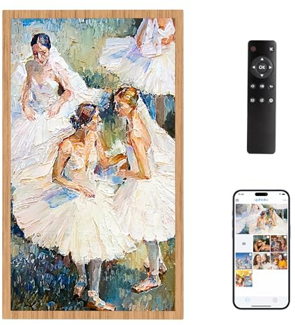 Dragon Touch Großer digitaler Bilderrahmen 21,5 Zoll Bildschirm WiFi Digitaler Fotorahmen Bildschirm, 32GB Speicher, automatische Drehung, Fotos per App, E-Mail, Cloud, Classic 21 (Nicht Touchscreen)