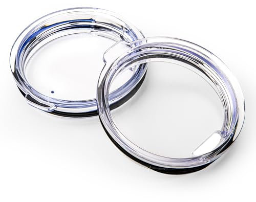 Diumepo 30 oz Tumbler Lids Splash Proof Replacement Lids Covers Fits for YETI Rambler and More Travel Mugs (30 oz, 2 Pack)