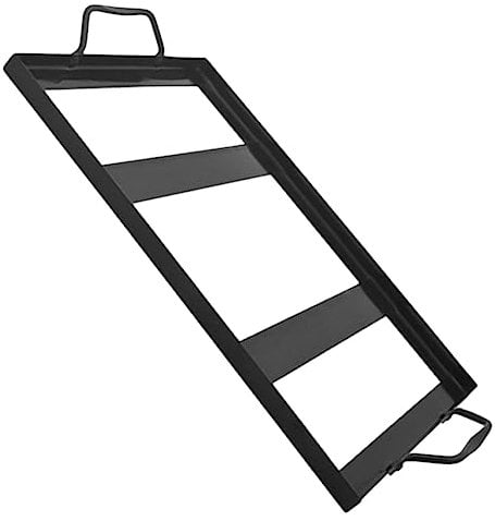 KITANDOVE Supporto Per Piastra Di Acciaio Inossidabile Vassoio Per Grigliare Con Manici Doppia Funzione Per Barbecue Accessorio Essenziale Per Cucina E Grill