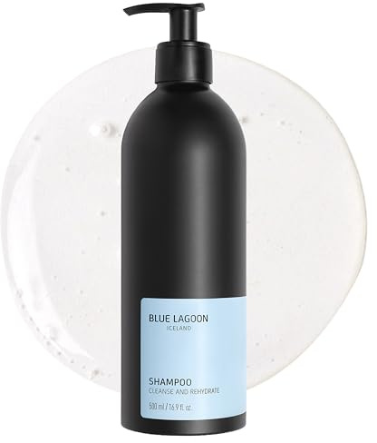 Blue Lagoon Skincare Shampoo - Mineral Rich Hydrating Shampoo - Reinigt das Haar und spendet Feuchtigkeit - Lang anhaltende Feuchtigkeit - Natürlicher Glanz - Entfernt Sebum - 500ML