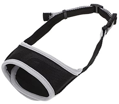 BESPORTBLE Schnauze Bissfester Maulkorb für Hunde Hundedecke gegen Bellen maulkorb f�r Hunde hundetraining Maschenmaulkorb für Hunde Maulkorb für kleine Hunde Plastik Dark Grey