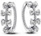 Pandora Timeless Funkelnde Schleifen-Reihe Ohrringe aus Sterling Silber mit Zirkonia, 293545C01