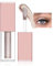 Glitzer Lidschatten Flüssig,Diamond Glitter Eyeliner Liquid,Glitzer Finish Glattes Schimmer Augen Make-up,Langanhaltende Formel Auf Gel-Basis, Schnell Trocknend(06 Sexy braun)