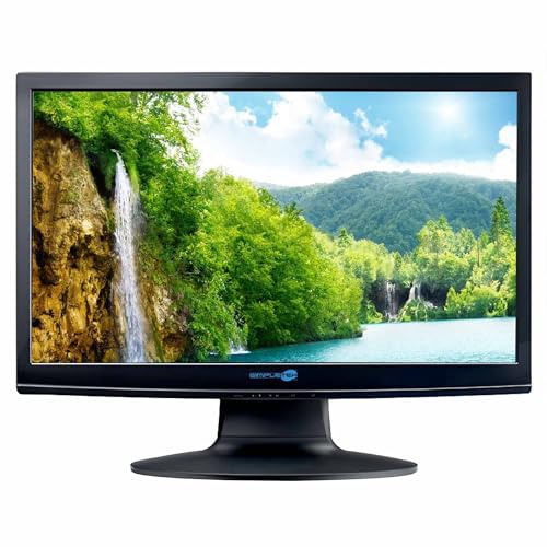 SIMPLETEK - Monitor LCD 19 HD 16:9 1366x768 - Widescreen Antiriflesso - VGA | Ideale per ufficio e casa | Base inclusa (Ricondizionato)