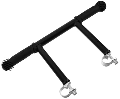 LOLIPPYY Kinderwagen Schiebegriff Verlängerung Elterngriff Verstellbar rutschfest Kunststoff Edelstahl Schwarz 25mm Schnalle für Kinderwagen und Buggys