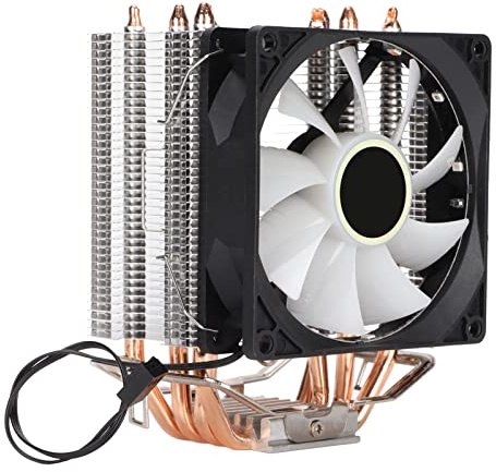 Stylebest Ventilador de CPU de Alto Rendimiento con Iluminación RGB y Tecnología de Contacto Directo para Sistemas LGA 775 y 90 Mm (#1)