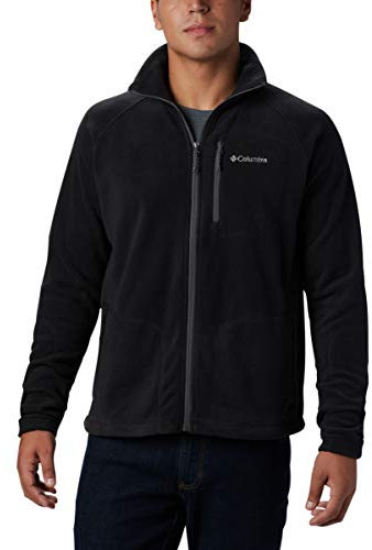 Columbia Fast Trek II Full Zip Fleece Fleecejacke Mit Durchgehendem Reißverschluss für Herren, Schwarz