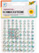 folia 12307 - Deko Schmucksteine Iridescent Clear, selbstklebend, 80 Stück, mit Diamantschliff - ideal zum Verzieren und Dekorieren Ihrer Bastelarbeiten