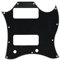 kaish Standard SG Special Full Face Gitarre Pickguard mit P90 Tonabnehmer Loch schwarz 3-lagig