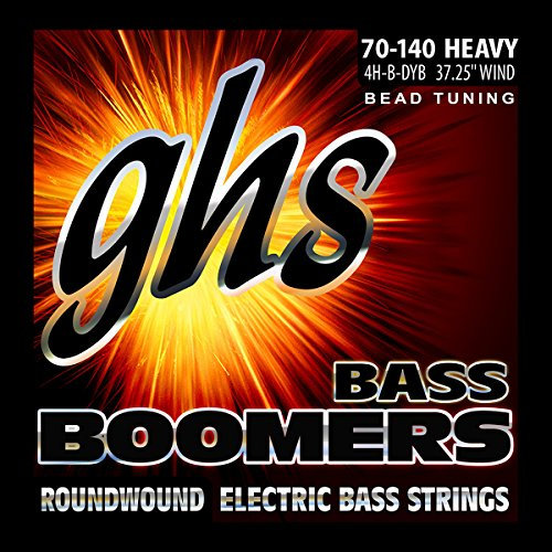 Cordes pour guitare nickelées Boomer Basses électriques lourdes GHS 4HBDYB