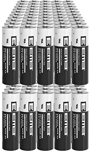 EEMB 100pcs ER14505 AA 3.6V Nicht wiederaufladbare Li-SOCL Lithium-Batterie SB-AA11 LS14500 TL-5903 SL-360 S7-400 ER14500 für Stromzähler PLC Anlagenausrüstung