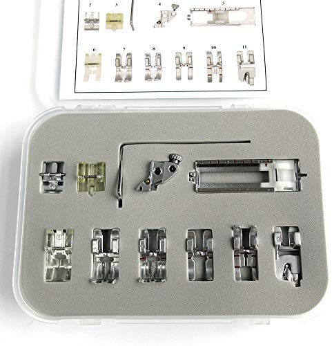 Lot de 11 pieds pour Pfaff 74 79 85 95 284 285 295 296 297 360 801 809 905 Expressio Select 2.0 6000 7000 Series Cv Series.