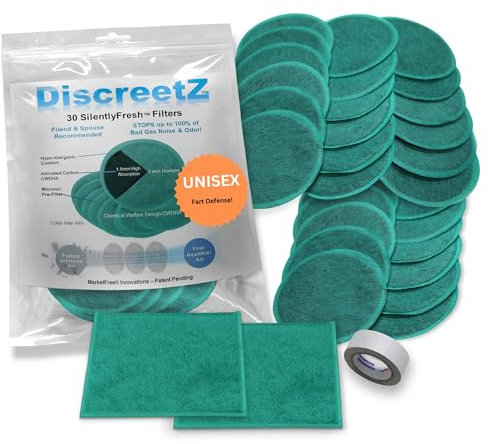 Effektive Blähungslinderung, Endgeruch & Lärm bis zu 100%! schlechte Gasentlastung, Kohleblähungen Pads, Low Carb Diät, Reizdarmsyndrom IBS, Divertikulitis, Colitis, Crohns, Leaky Gut, IBD S-30