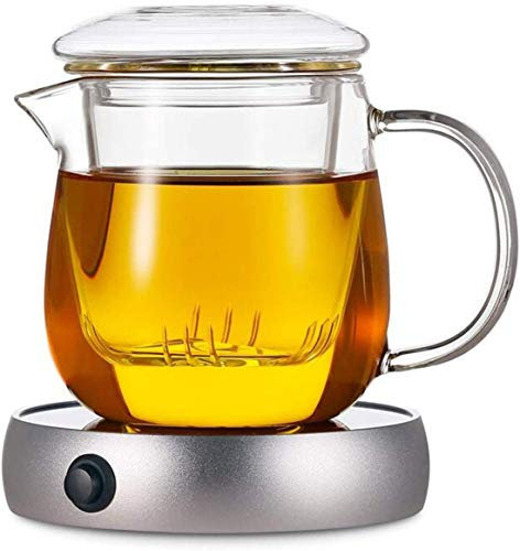 SMSOM Taza de la taza de la taza de la taza de la estera de calefacción, la montaña eléctrica táctil, la estera de la taza eléctrica BEBIDA PLACA CALIENTE COFERA ELECTRICO COVIDOR DE LECTOR DE LECHO C