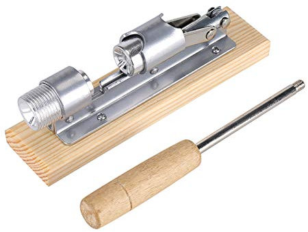 Cascanueces para almendras, nueces, avellanas, contenedor de herramientas portátil mecánico resistente cascanueces y cascanueces de hierro y nueces