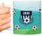 Transparent Gift Taza Personalizada con Nombre Infantil Fútbol. Regalos Originales para Niños y Niñas. Tazas Infantiles de Plástico. Regalos para Vuelta al Cole, Cumpleaños. Tazas Desayuno y Merienda