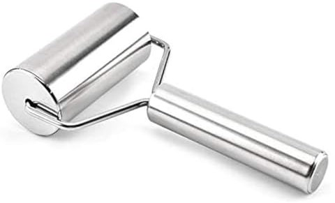 Teigroller Klein Edelstahl Nudelholz - Teigroller Nudelholz Perfekt Teigausroller Backzubehör Für Fondant, Pizza, Kuchen