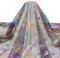 FINGERINSPIRE 1.8 m Halloween Spinnennetzstoff 1.68 m Breit Glitzernde Bunte Spinnweben Schwarzer Tüllstoff Halloween Thema Gruseliger Spinnen Polsterstoff Für Heim Heimwerker Und Patchwork Projekte.