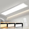 CBJKTX LED Panel 120x30 Deckenleuchte - Deckenpanel Dimmbar Lang Büro Deckenlampe mit Fernbedienung Flach Bürolampe 40W Schwarz Küchenlampe Tageslichtlampe für Werkstatt Flur Küche Wohnzimmer