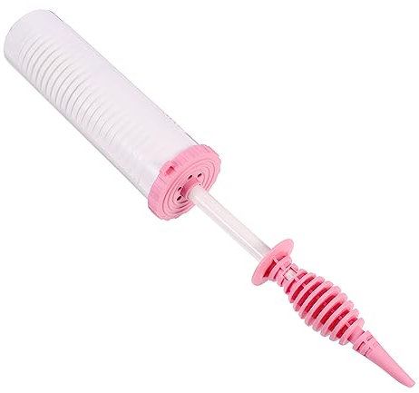 HOMOCONO 1pc Inflator Portable Air Pump Car Air Pump Balloon Pump Handheld Air Pump Balloon Pump Electric Balloon Hand Pump Hand Pump for Inflatables Mini Air Pump Pink Plastic