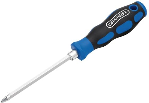 Draper 21009 2-in-1 Reversible Blade Soft Grip Screwdriver, SL6/PZ2 x 175mm