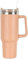 YETGFBH Mug Isotherme avec Paille Gobelet isolé avec poignée en Paille, Double paroi, Tasse de Voyage glacée Thermique, Tasse à café, Cadeau Parfait Mug Isotherme Personnalisé(Orange)