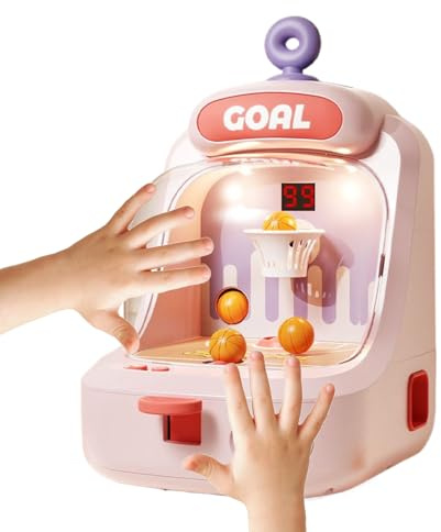 Generisch Mini Court Challenge - Basketball for Gamer Fun | Abs with Portable Size, Educational Ball Sports Board, Interactive Toy Activity, Home, Playroom, Classroom, Party, Family Gathering