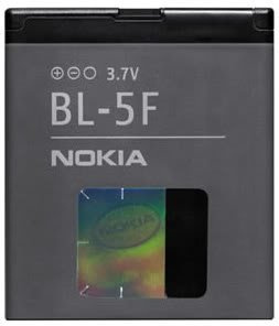 Original Akku Nokia BL-5F für Nokia 6260 slide