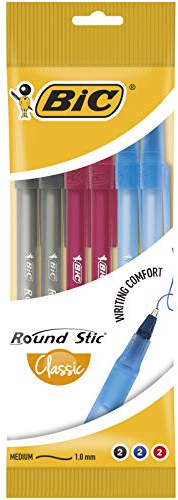 Bic Dlugopis Round Stic Mehrfarbig 6 stück