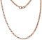 SilberDream oval Halskette rose 45cm Erbskette 925 Silber vergoldet SDK26045E Silber Halskette