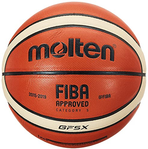 Molten Spielball Orange Gr. 5 Basketball, mehefarbig (Orange/Ivory), 5