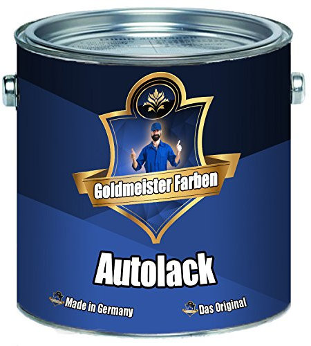 Goldmeister Farben 2 K Autolack - Grundierung und Decklack in Einem - Extrem Wiederstandsfähiger Landmaschinenlack im SET (Grauweiß RAL 9002, 1 kg)